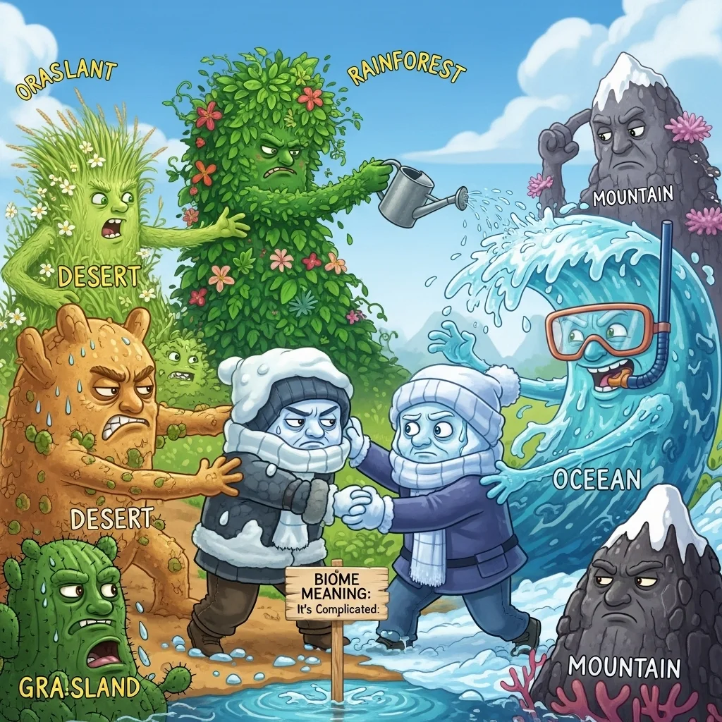 Biome vs Ecosystem Meaning