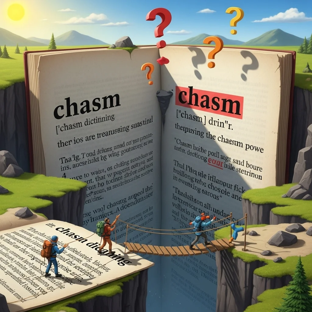 Chasm Meaning in Simple Terms