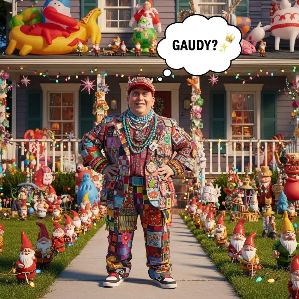 Gaudy Meaning in Parties