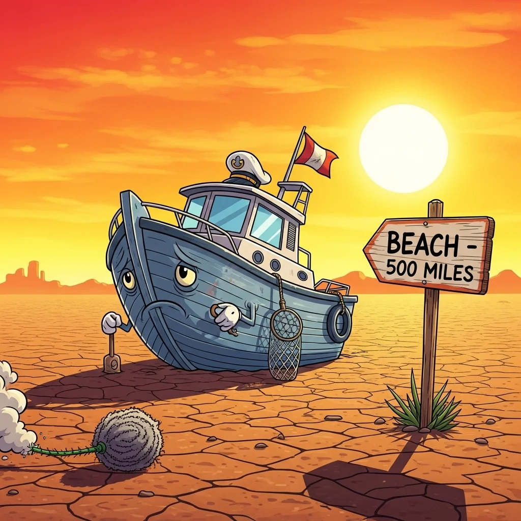 High and Dry Meaning in Simple Terms