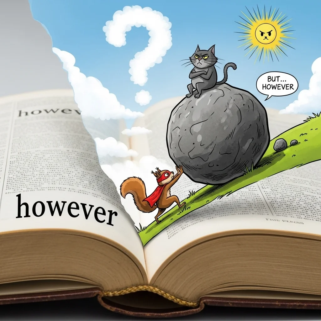 However vs Nevertheless