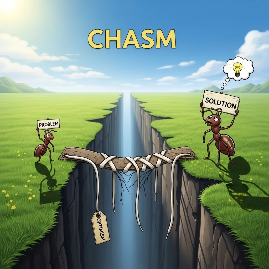Literal vs Figurative Chasm