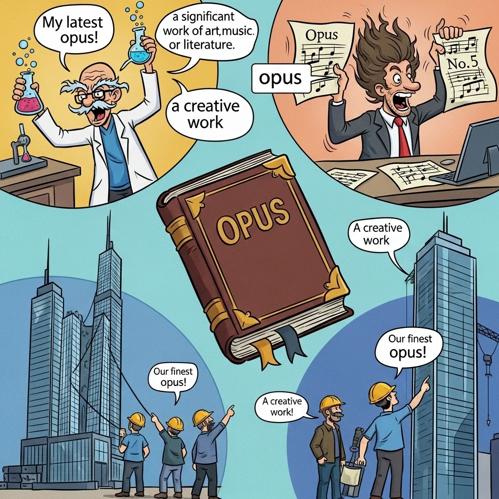 Opus Meaning in Academic Writing