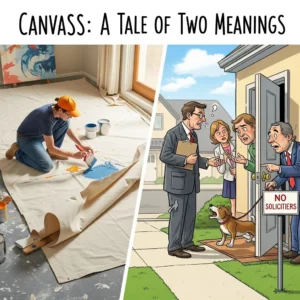 canvass meaning
