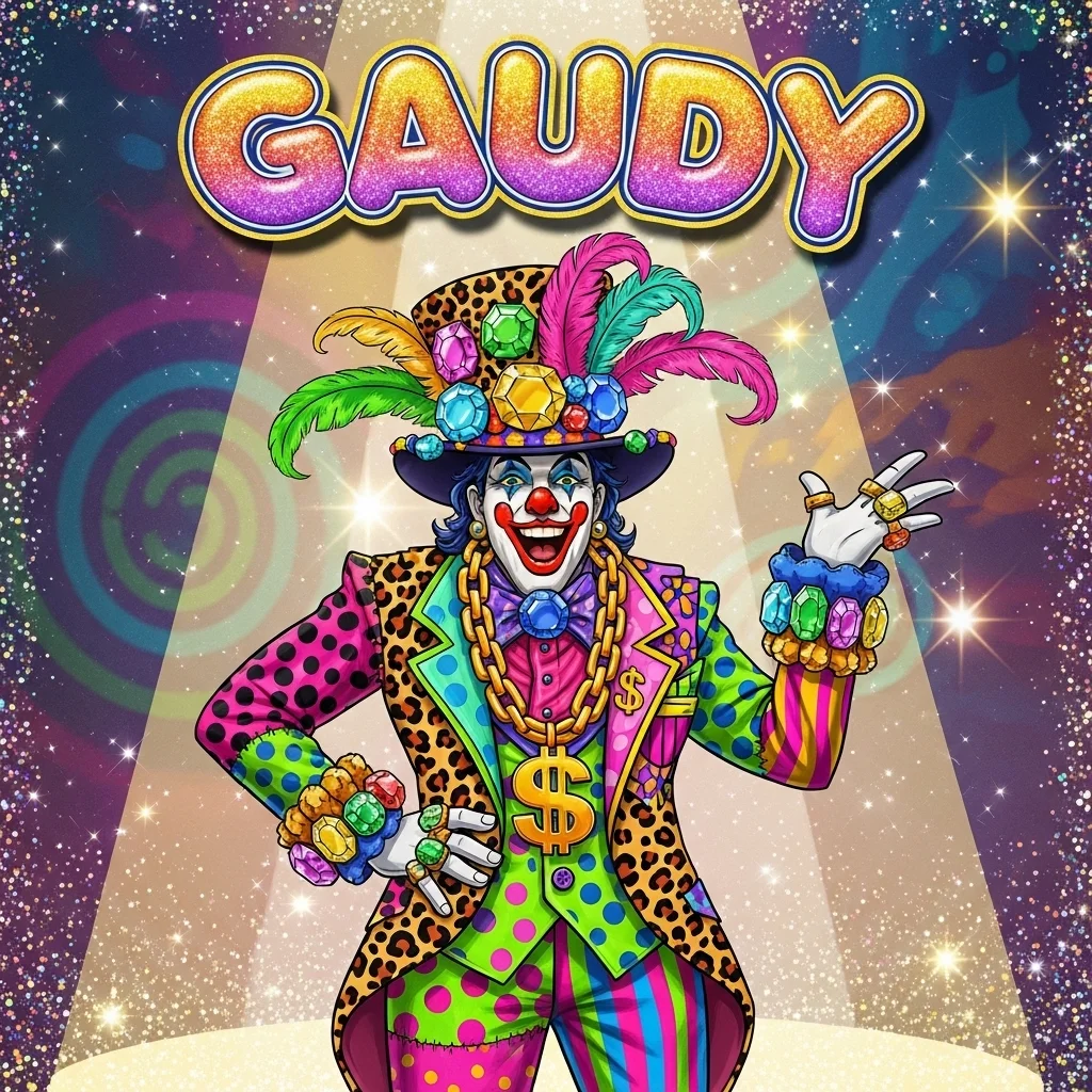 gaudy meaning
