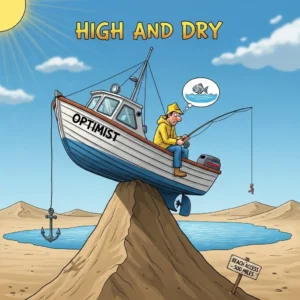 high and dry meaning