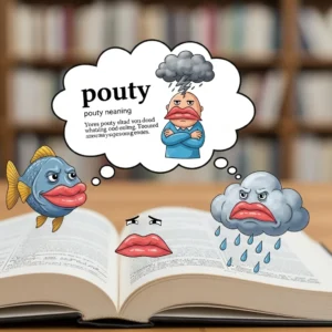 pouty meaning