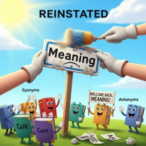 reinstated meaning